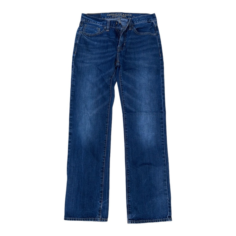 American Eagle Men’s Straight Leg Jeans 28W x 32L Dark Wash Incredible Condition
